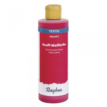 Barva na textil Rayher 236ml, nezažehlovací - červená