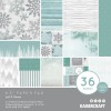 Blok scrapbookových papírů 16,5x16,5cm, 160g/m2, 40 papírů - Let it snow