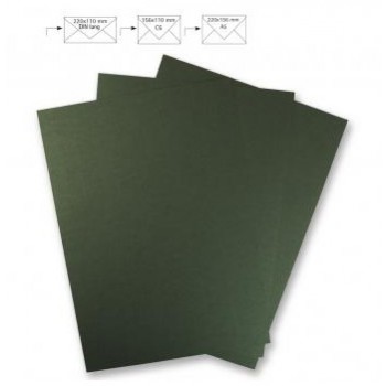 Metalický papír - zelený, 21,3x30cm, 240g/m2 
