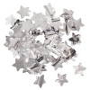 Konfety - hvězdy - fólie stříbrná, pr.3cm, 15g