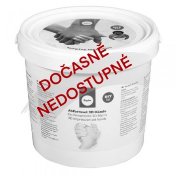 Set pro odlévání rukou - 500g materiálu na formu + 1kg sádry