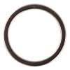 Bižuterní kroužek kovový, plochý, stříbrný, 25 mm ø