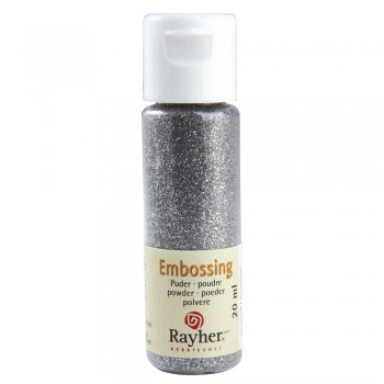 embossovací pudr 20ml - stříbrný