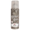 Glitrové lepidlo 50ml - stříbrné 