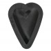 Odlévací forma na šperky - srdce, 2,7x3,9cm