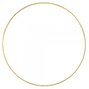 Kovový kruh, 30cm - zlatý