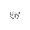 Razítko kulaté - Motýlek, pr. 3cm