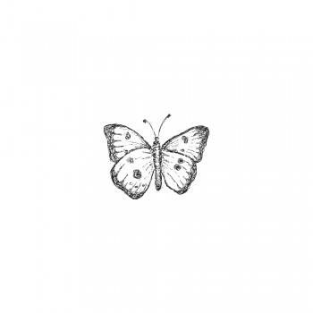 Razítko kulaté - Motýlek, pr. 3cm