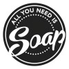 Odlévací šablonka "All you need is Soap", 45mm ø, 1ks