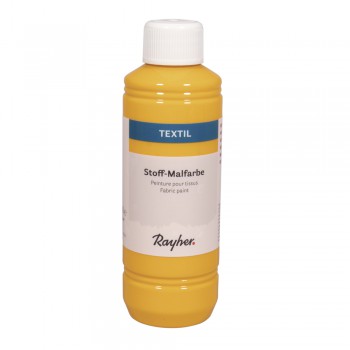 Barva na textil, nezažehlovací, 250ml - žlutá