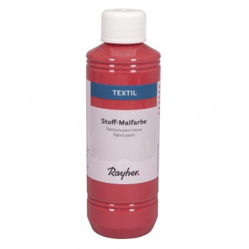 Barva na textil, nezažehlovací, 250ml - červená