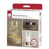Silikonová odlévací forma - Miska "řada domečků", ø 13.2cm