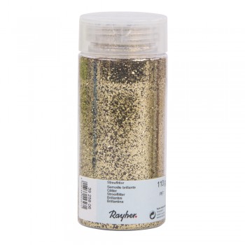 Flitry hrubé, 110g - světle zlaté