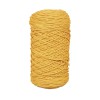 Příze na macramé (proplétaná), pr. 2mm, 250m - žlutá