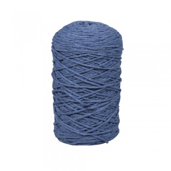 Příze na macramé (proplétaná), pr. 2mm, 250m - modrá