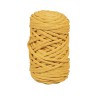 Příze na macramé (proplétaná), pr. 4mm, cca 65m, 250g - žlutá