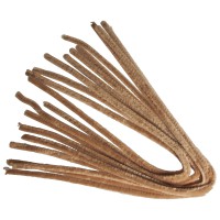 plyšový drát 50cm,10ks - béžový