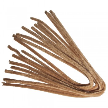 plyšový drát 50cm,10ks - béžový