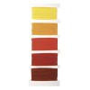Bavlnky, barevný set 5 odstínů, á10m - žluto-oranžový