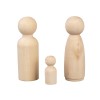 Dřevěné figurky, 1x33mm, 2x77mm