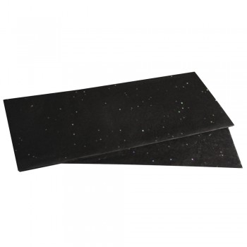 Hedvábný papír s glitrem - černý