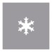 Mini raznice - sněhová vločka, 0,95cm 