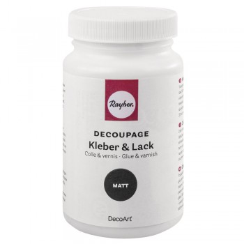 lepidlo + lak na decoupage Rayher, 236ml 