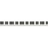 Washi Tape 15mm, 15m - klaviatura