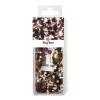 Korálkový mix s drátem, 90g + 50m x 0,3mm - měděný