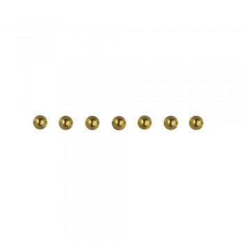 perličky plastové samolepící - zlaté, 2 mm, 160 ks