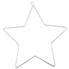 Drátěný polotovar - hvězda velká, 11,5x12,5cm, 2ks