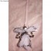 Drátěný polotovar - anděl, 13x12cm, 2ks