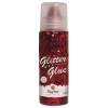 Glitrové lepidlo 50ml - Space, červené