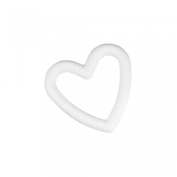 Srdce polystyren - obvod, 15 cm 