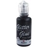 glitrové lepidlo 20ml - černá