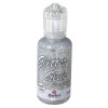 glitrové lepidlo 20ml - stříbrná