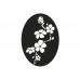 Odlévací šablonka - třešňové květy, 4x5,5cm