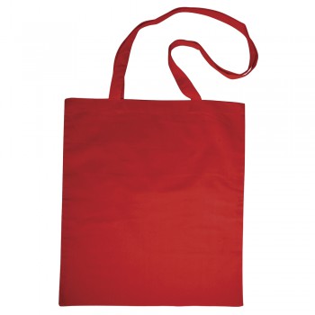bavlněná taška velká - 38x 42cm -dlouhé ucho - červená