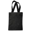 Bavlněná taška, černá, 21x25cm 