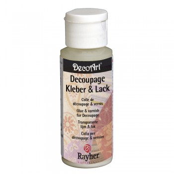 lepidlo + lak na decoupage Rayher 59ml