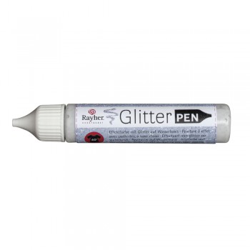 Univerzální kontura Rayher - červený glitr, 28ml