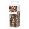 Korálkový mix s drátem, 90g + 50m x 0,3mm - Vánoce