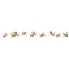 Washi Tape andělíčci - zlatá, 15mm, 15m
