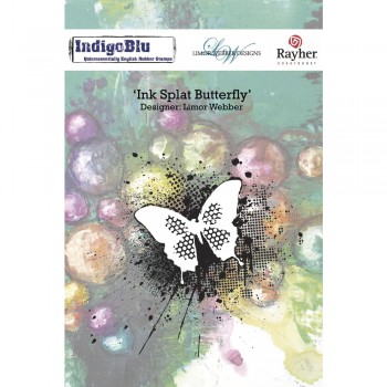 Razítko A6: Ink Splat Butterfly