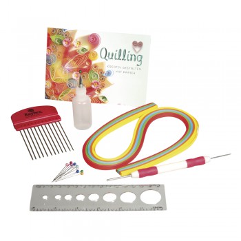 Quilling Starter Set, plastový box s náplní