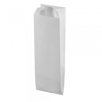 Papírové sáčky, bílé, 7x24cm, 20ks