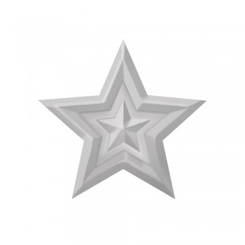 Emboss-raznice - hvězda , 3cm ø