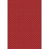 Papír na decoupage, 26x37,5cm, 27g/m2, 3 listy - Polka red