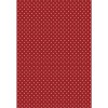 Papír na decoupage, 26x37,5cm, 27g/m2, 3 listy - Polka red