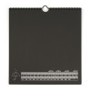 Nástěnný kalendář,černý,23x24cm